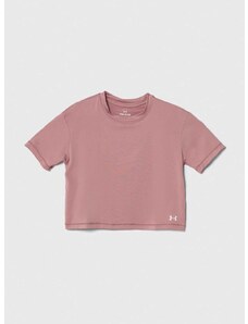 Dječja majica kratkih rukava Under Armour Motion SS boja: ružičasta