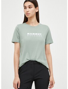 Sportska majica kratkih rukava Mammut Core boja: zelena