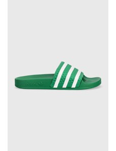 Natikače adidas Originals Adilette za žene, boja: zelena, IE9617