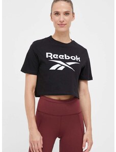 Majica kratkih rukava Reebok Identity za žene, boja: crna, 100034775
