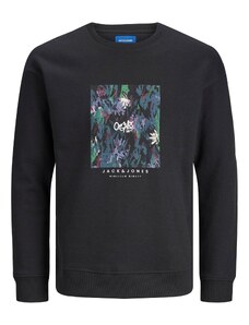 JACK & JONES Sweater majica 'SILVER LAKE' plava / ljubičasta / crna / bijela