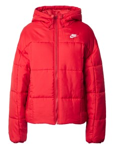 Nike Sportswear Zimska jakna crvena / bijela