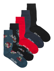 Set od 5 pari muških visokih čarapa Jack&Jones