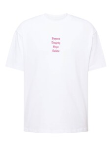 TOPMAN Majica tamno roza / bijela
