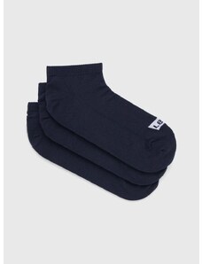 Čarape Levi's 3-pack boja: tamno plava