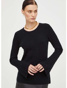 Vuneni pulover By Malene Birger za žene, boja: crna