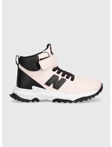 Dječje zimske kožne cipele New Balance PT800TP3 boja: ružičasta