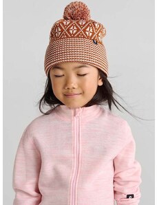 Dječja vunena kapa Reima Kuurassa boja: smeđa, vunena