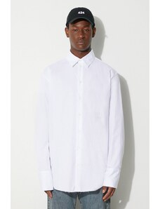 Košulja 424 za muškarce, boja: bijela, regular, s klasičnim ovratnikom, 35424E02R.236505
