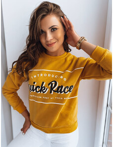 RACE womens sweatshirt yellow Dstreet z