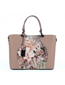 Luksuzna Talijanska torba od prave kože VERA ITALY "Luxea", boja ispis u boji, 24x33cm