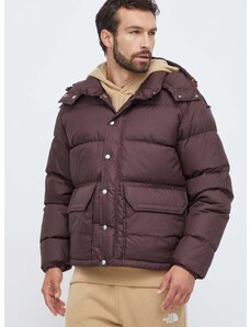 Pernata jakna The North Face za muškarce, boja: smeđa, za zimu