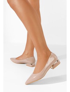 Zapatos Salonke na malu petu Bertesa bež