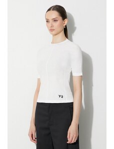 Pamučna majica Y-3 boja: bijela