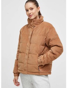 Pernata jakna Columbia za žene, boja: smeđa, za zimu