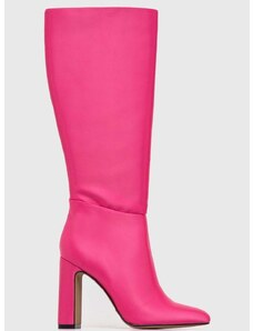 Čizme Steve Madden Ambrose za žene, boja: ružičasta, s debelom potpeticom, SM11002642