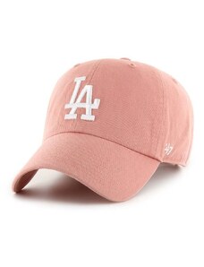 Pamučna kapa sa šiltom 47 brand MLB Los Angeles Dodgers boja: narančasta, s aplikacijom