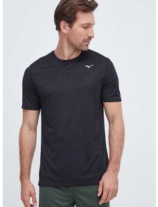 Majica kratkih rukava za trčanje Mizuno Impulse boja: crna, melanž, J2GAA519
