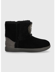 Dječje cipele za snijeg od brušene kože UGG T KOALA STUFFIE boja: crna