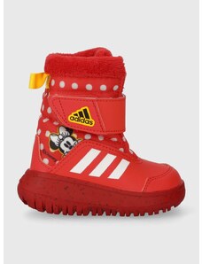 Dječje zimske čizme adidas Winterplay Minnie I boja: crvena