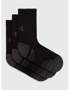 Čarape Under Armour 3-pack za muškarce, boja: crna, 1379512