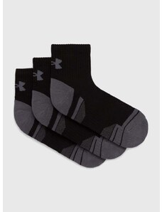 Čarape Under Armour 3-pack za muškarce, boja: crna, 1379528