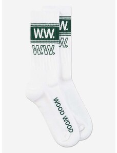 Čarape Wood Wood za muškarce, boja: bijela, 12249201.9517-WHITE