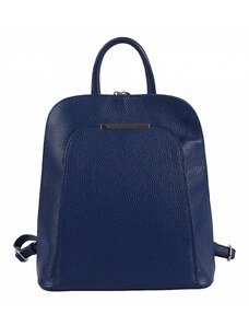 Luksuzna Talijanska torba od prave kože VERA ITALY "Inka", boja boja traperica, 32x30cm