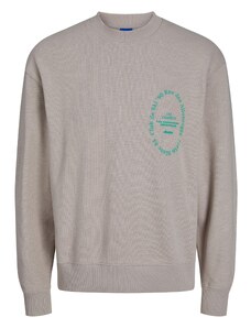 JACK & JONES Sweater majica siva / žad