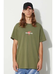 Pamučna majica Maharishi Invisible Warrior T-Shirt boja: zelena, s tiskom, 1070