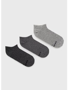 Čarape Skechers za muškarce, boja: siva