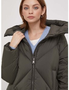Pernata jakna Hetrego za žene, boja: smeđa, za zimu