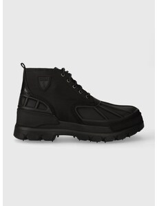Cipele Polo Ralph Lauren Oslo Low II za muškarce, boja: crna, 812913554001