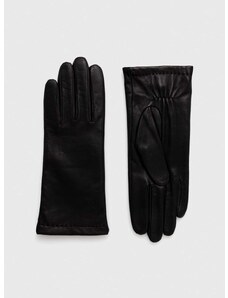 Kožne rukavice Marc O'Polo za žene, boja: crna