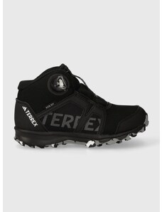 Dječje cipele adidas TERREX IF7508 BOA MID R.RD CBLACK/FTWWHT boja: crna
