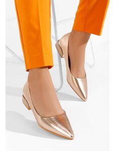 Zapatos Salonke na malu petu Bertesa V2 Šampanjac