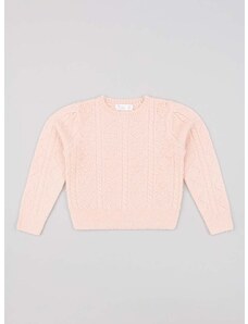 Dječji džemper zippy boja: ružičasta, lagani