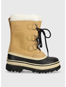 Dječje zimske cipele od brušene kože Sorel 1123511 boja: bež, Youth Caribou