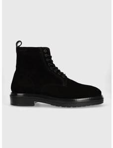 Cipele od brušene kože Gant Boggar za muškarce, boja: crna, 27643329.G00