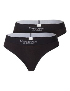 Marc O'Polo Tanga gaćice 'Iconic' crna / prljavo bijela