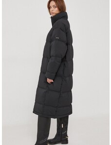 Pernata jakna Calvin Klein za žene, boja: crna, za zimu, oversize