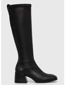 Čizme HUGO Angey za žene, boja: crna, s debelom potpeticom, 50504647