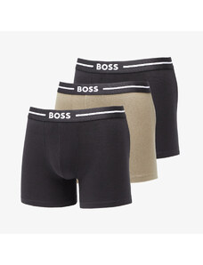 Hugo Boss Bold Boxer Briefs 3-Pack Black/ Dark Green