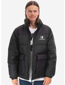 Pernata jakna Converse za muškarce, boja: crna, za zimu, 10023755.A03-BLACK