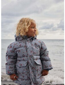 Dječja pernata jakna Konges Sløjd boja: siva