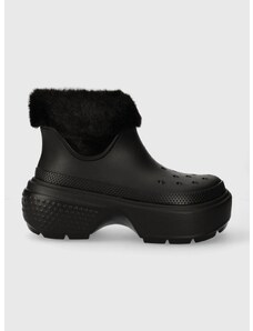 Čizme za snijeg Crocs Stomp Lined Boot boja: crna, 208718