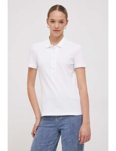Majica kratkih rukava Lacoste za žene, boja: bijela, PF5462-001