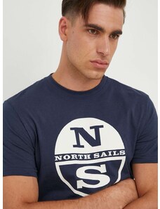 Pamučna majica North Sails s tiskom