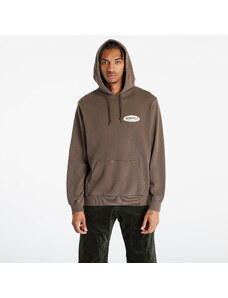 Gramicci Original Freedom Oval Hooded Sweatshirt UNISEX Brown Pigment