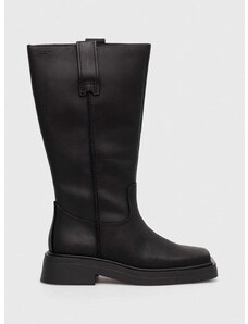 Kožne čizme Vagabond Shoemakers EYRA za žene, boja: crna, s platformom, 5652.009.21